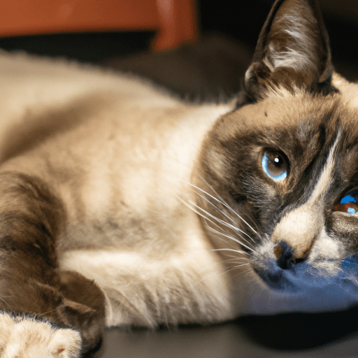 Gato se divertindo em casa