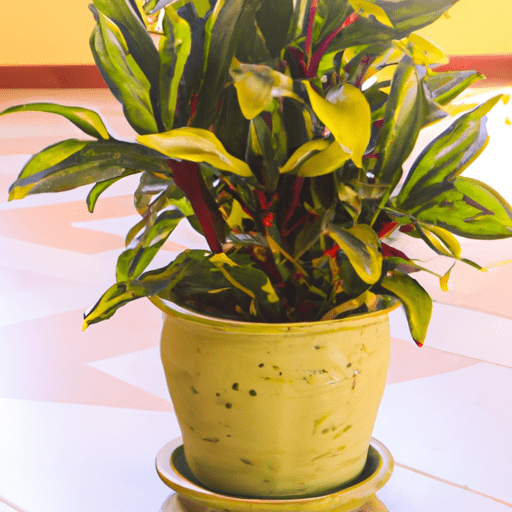 Planta revitalizada em um vaso decorativo