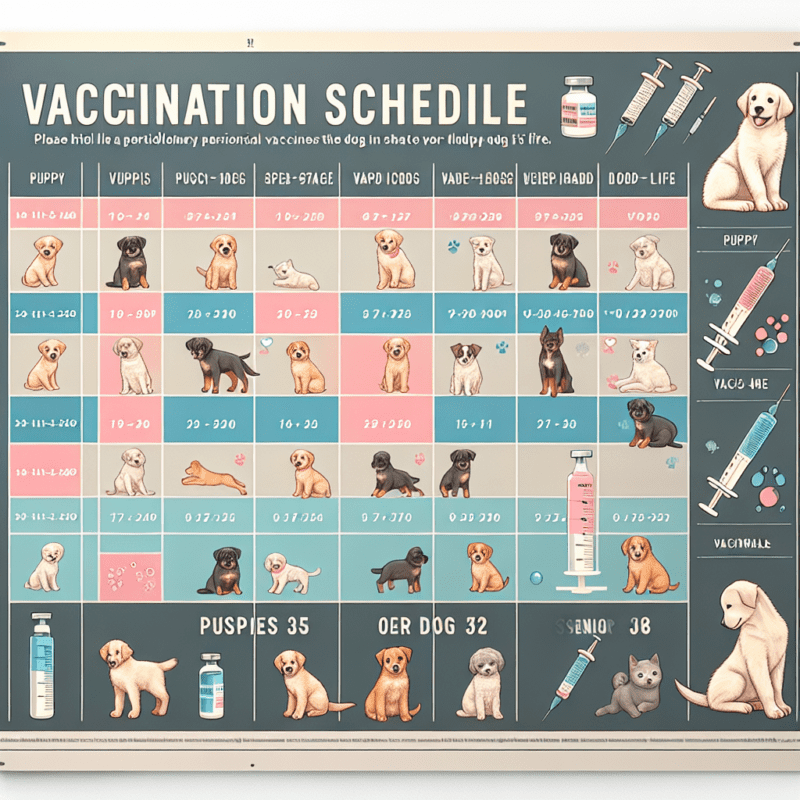 Cronograma de vacinas para cães